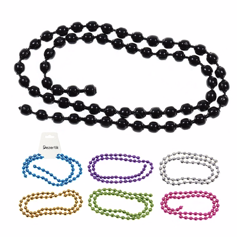 Multi Bead 2 MM 6" Necklace
