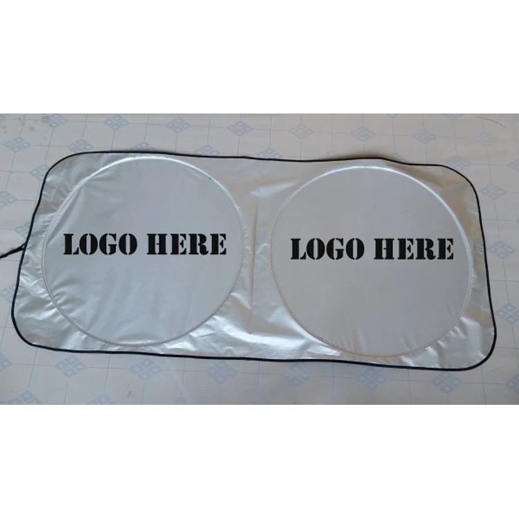 Spring Loop Dual Circle Auto Sunshade 1