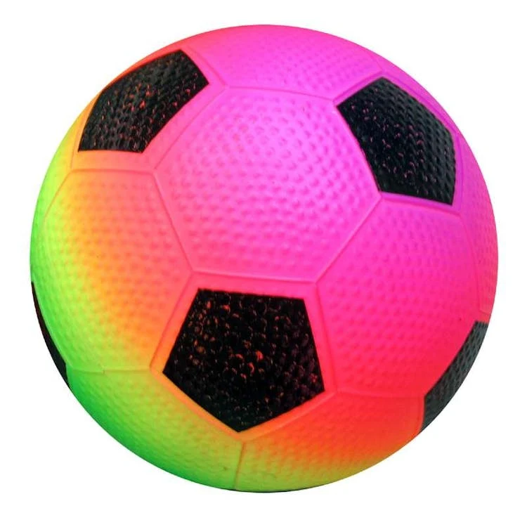 Rainbow Soccer Balls - 9" 1