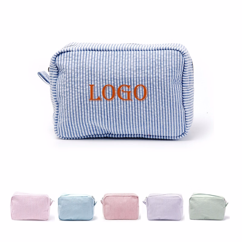 Stripe Women Cosmetic Bag