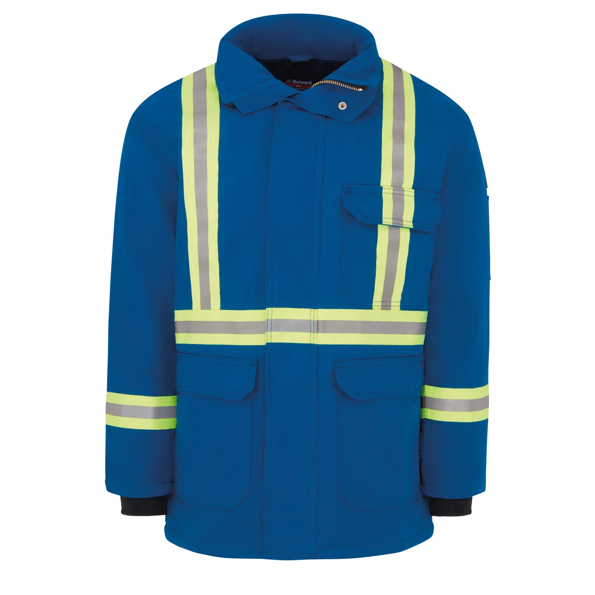 Bulwark® Men's Heavyweight Nomex FR Insulated Deluxe Parka with Reflective Trim 1