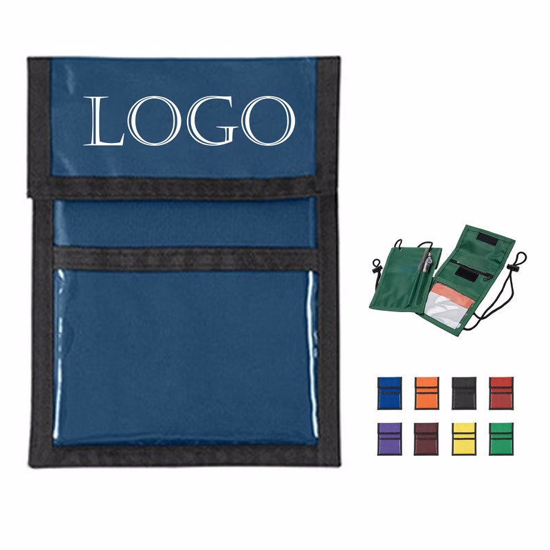 Nylon Multifunction Neck Wallet Badge Holder