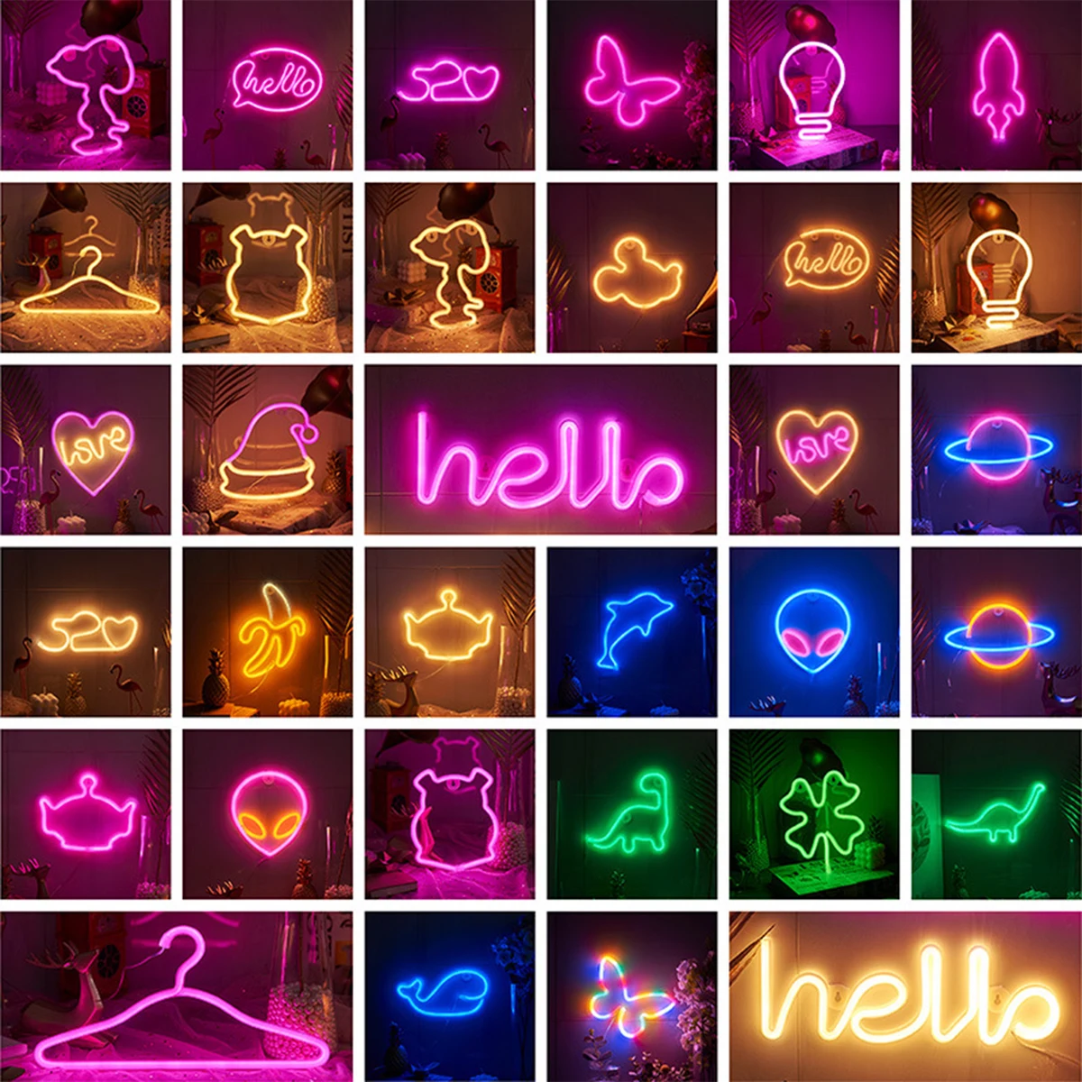 Plastic Customizable Led Neon Signs 1
