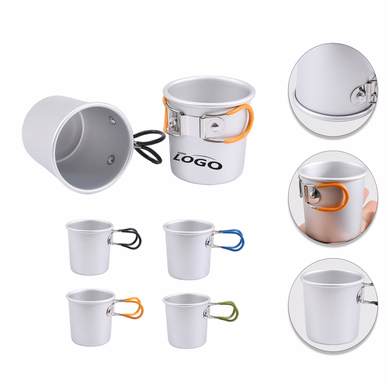 Folding Aluminum Camping Cup
