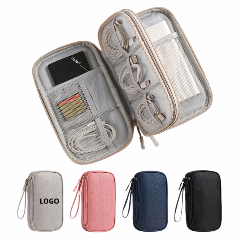 Padded Semi-Flexible 2-Compartment Tech Bag