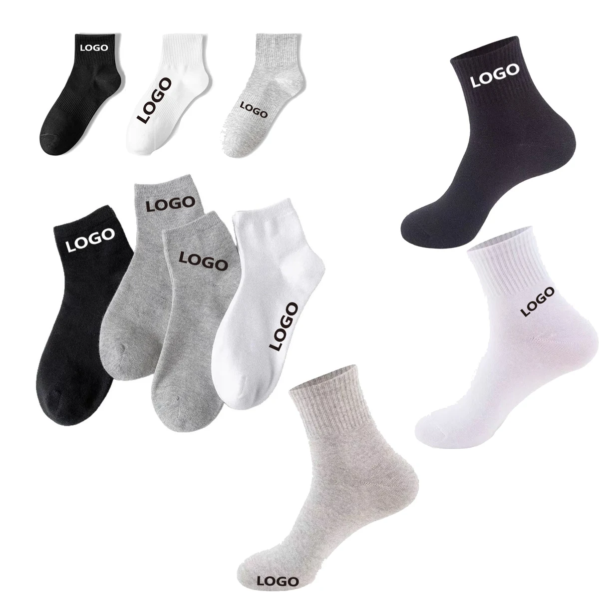 MOQ100 Crew Socks For Men 1