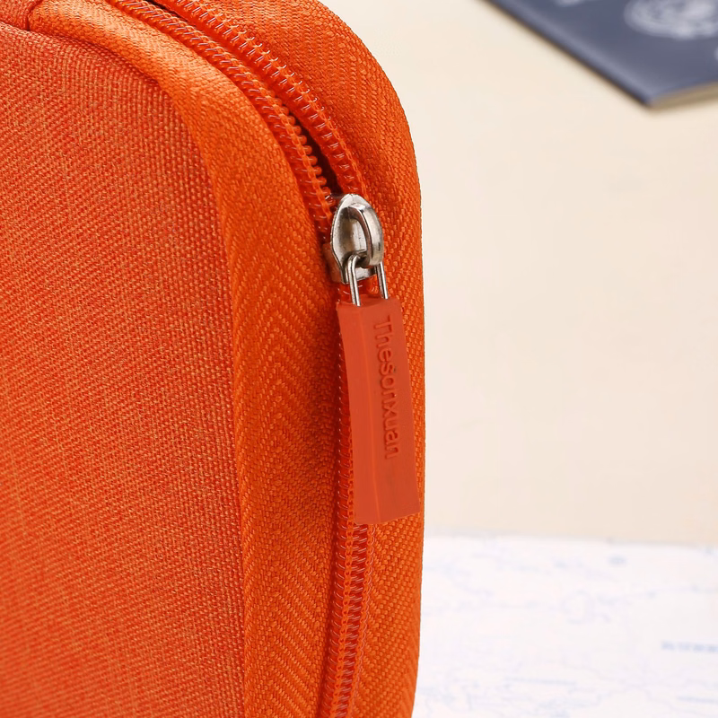 Travel Zippered Passport Wallet
