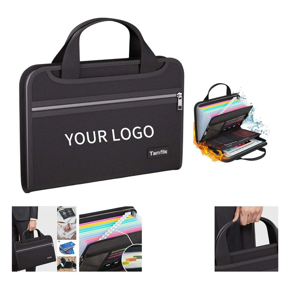 Accordion Style File Folder with Large Capacity 1