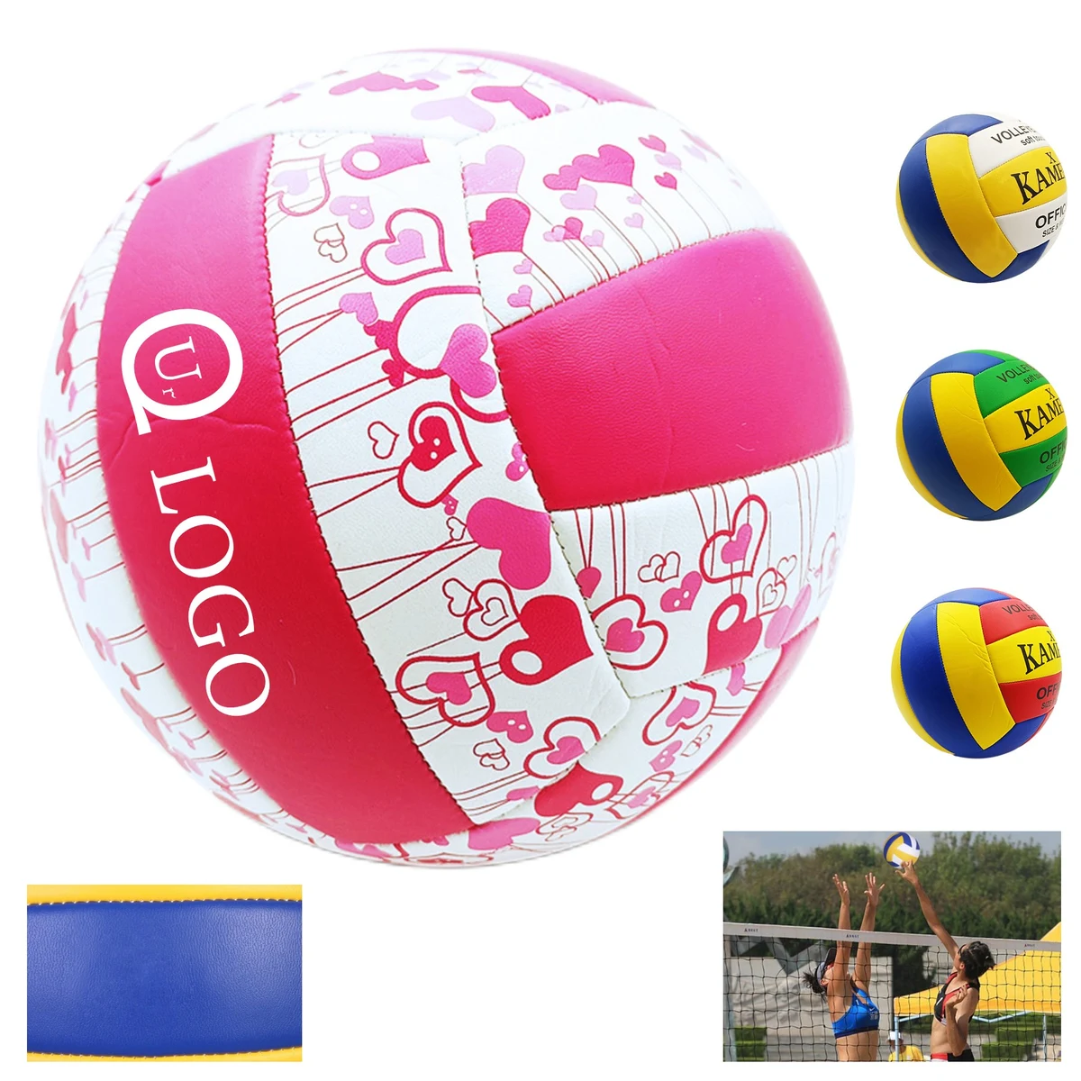 No.5 Breathable Pu Leather Volleyball 1