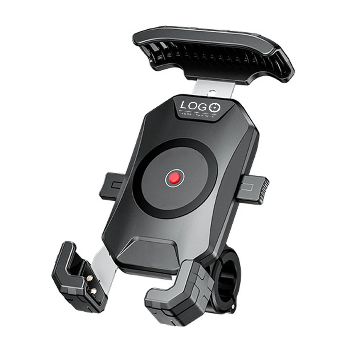 Auto Retractable 3-Claw Motorcycle Phone Holder 1