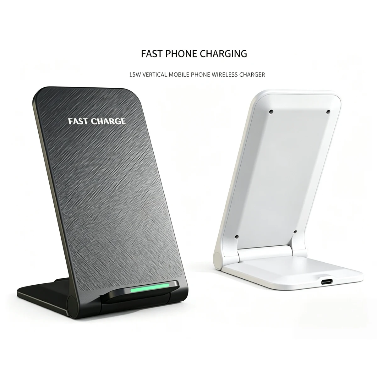 Foldable Wireless Charging Stand – 15W Fast Charging 1