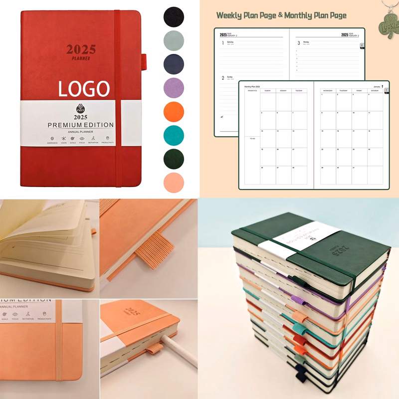 A5 2025 Daily Planner Notebook