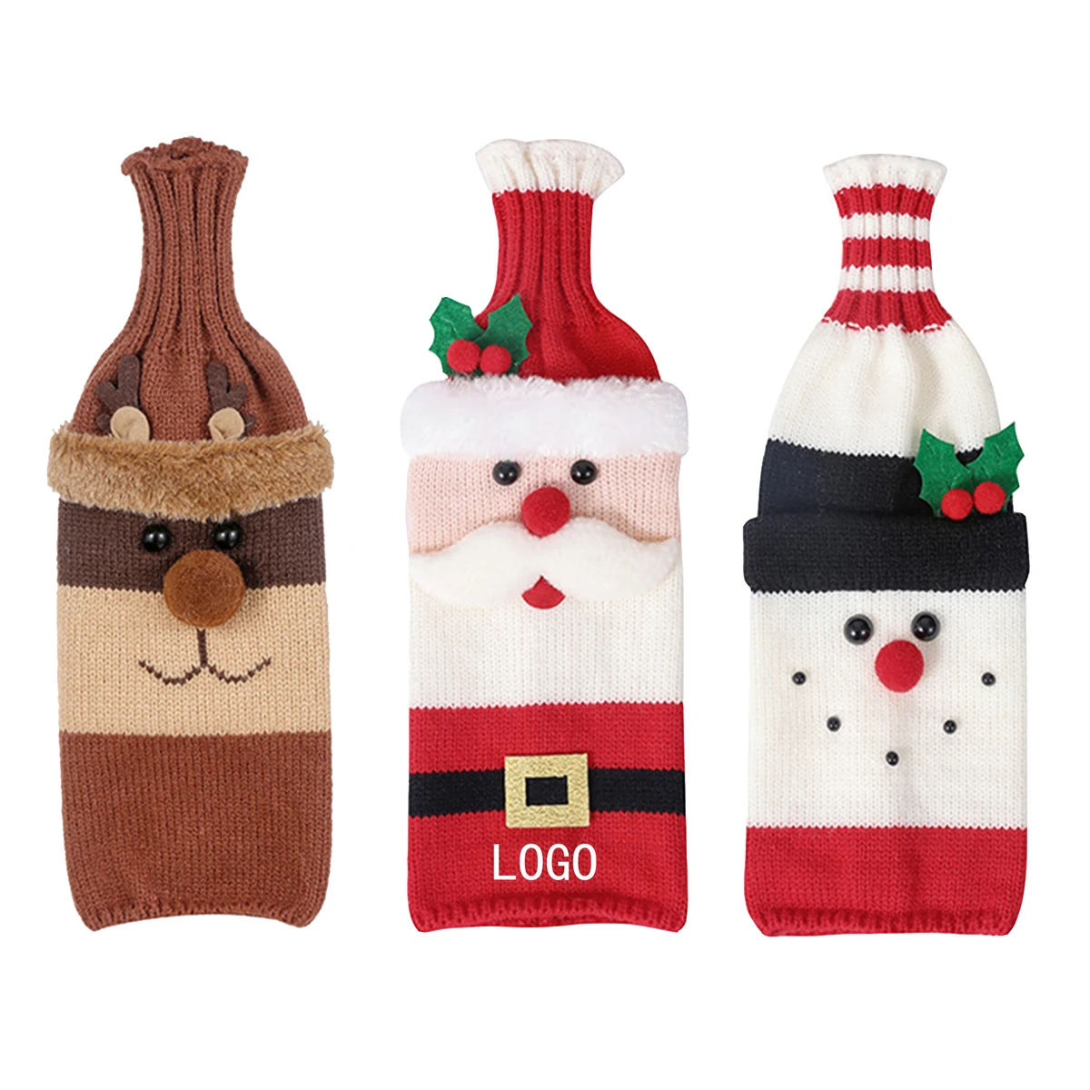 Christmas Wine Bottle Sleeve 1