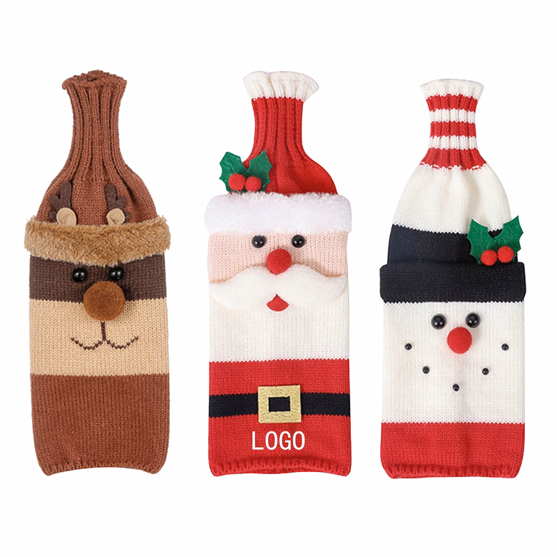 Christmas Wine Bottle Sleeve