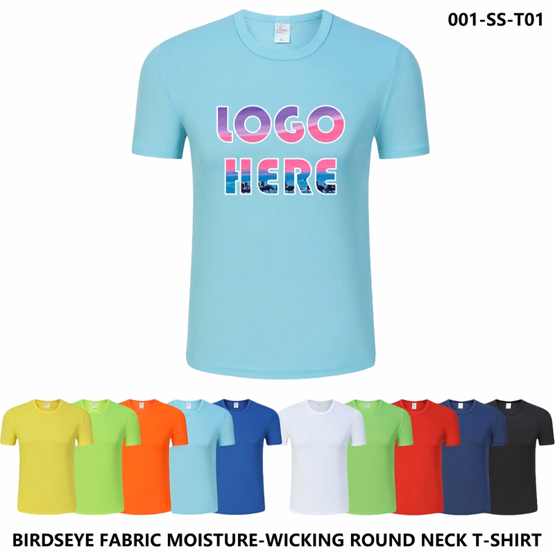 Workout-Ready Quick Dry T-Shirt | Breathable Birdseye Fabric