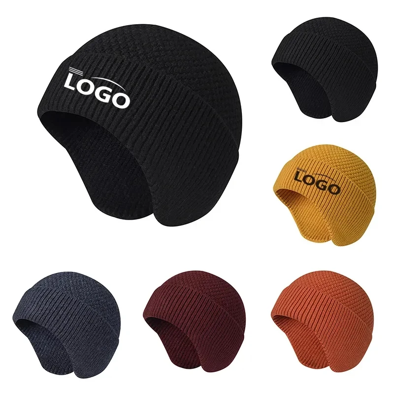 Unisex Winter Knitted Beanie Hats 1
