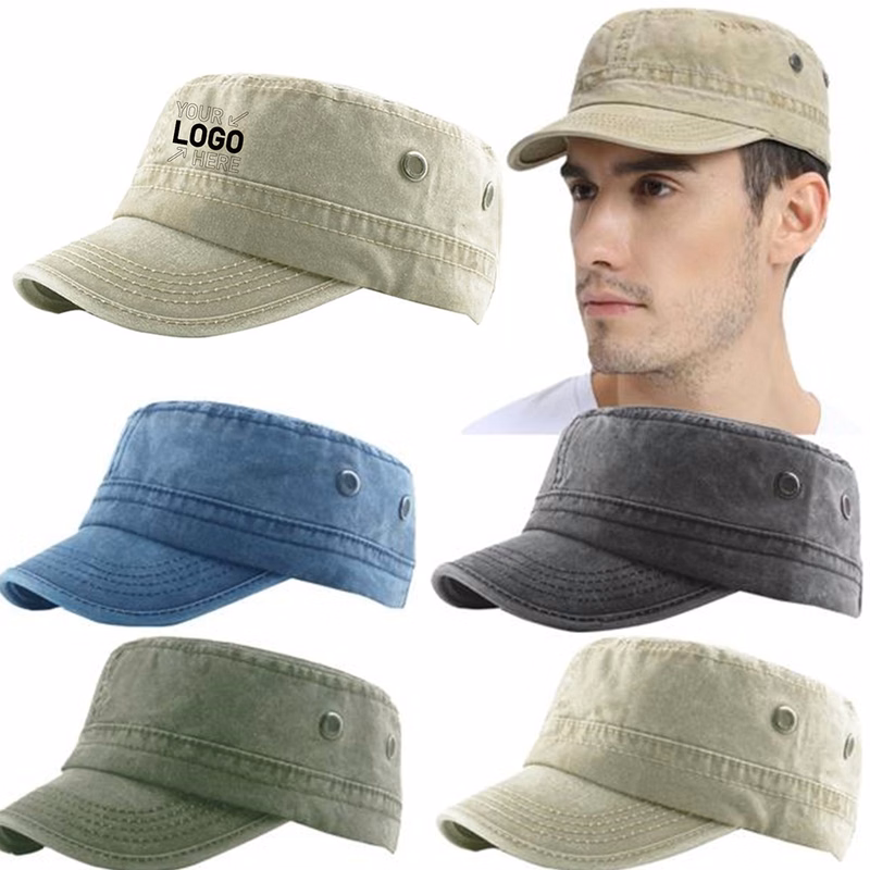 Army Caps Military Flat Top Hat