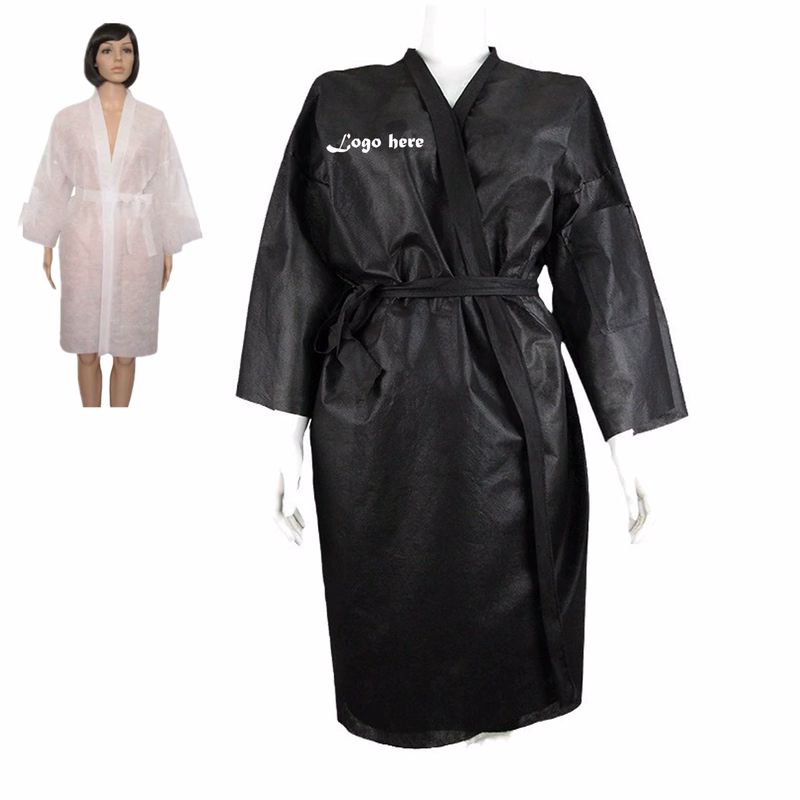 Spa Disposable Non-woven Robe Bathrobe