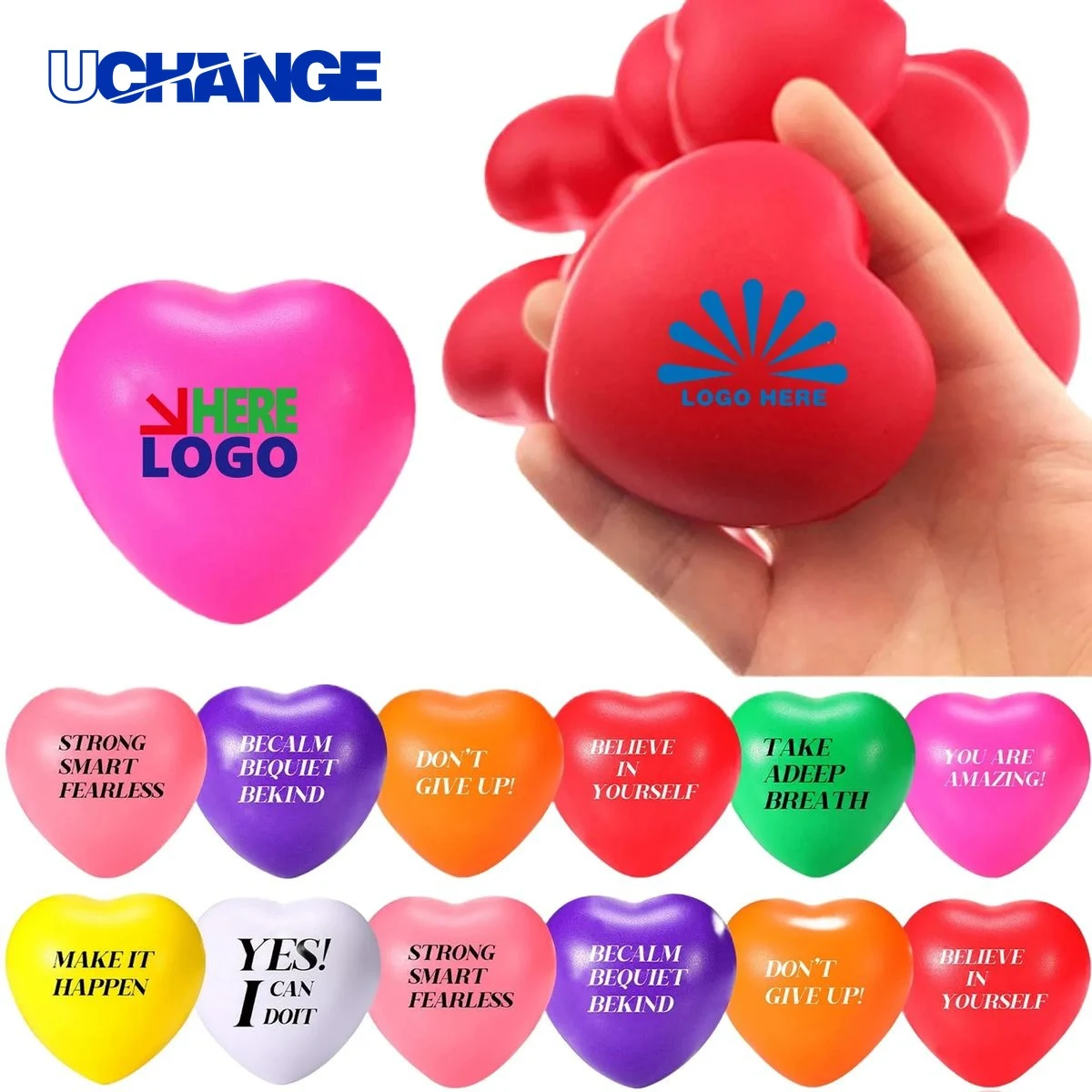 Heart-Shaped Mini Stress Ball 1