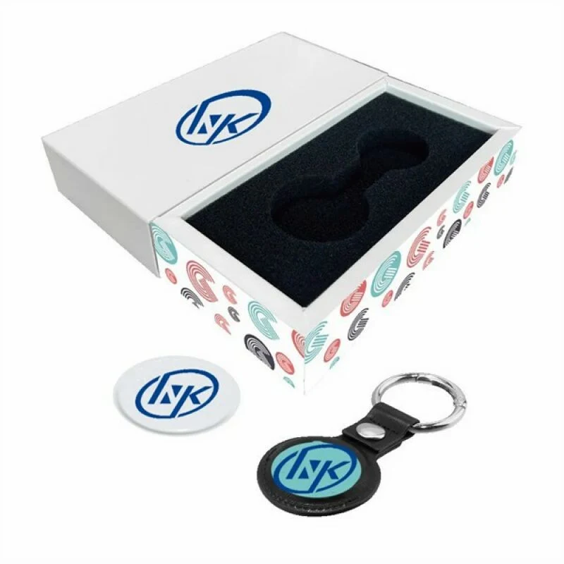 Key Tag Customizable Gift Box Premium Set, custom award with logo imprint 1