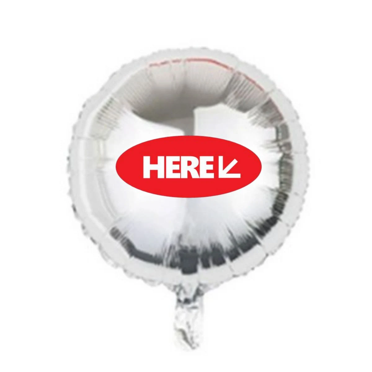 MOQ50 18 inch Silver Foil Balloons 1