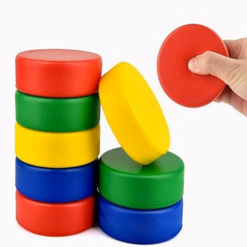 Outdoor PU Sponge Hockey Puck Stress Reliever
