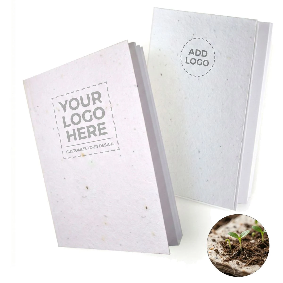 Customizable A6 Eco-Friendly Seed Paper Notebook 1