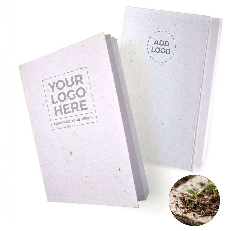 Customizable A6 Eco-Friendly Seed Paper Notebook
