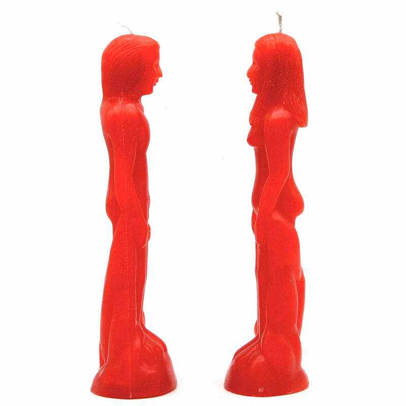 Human shape candle