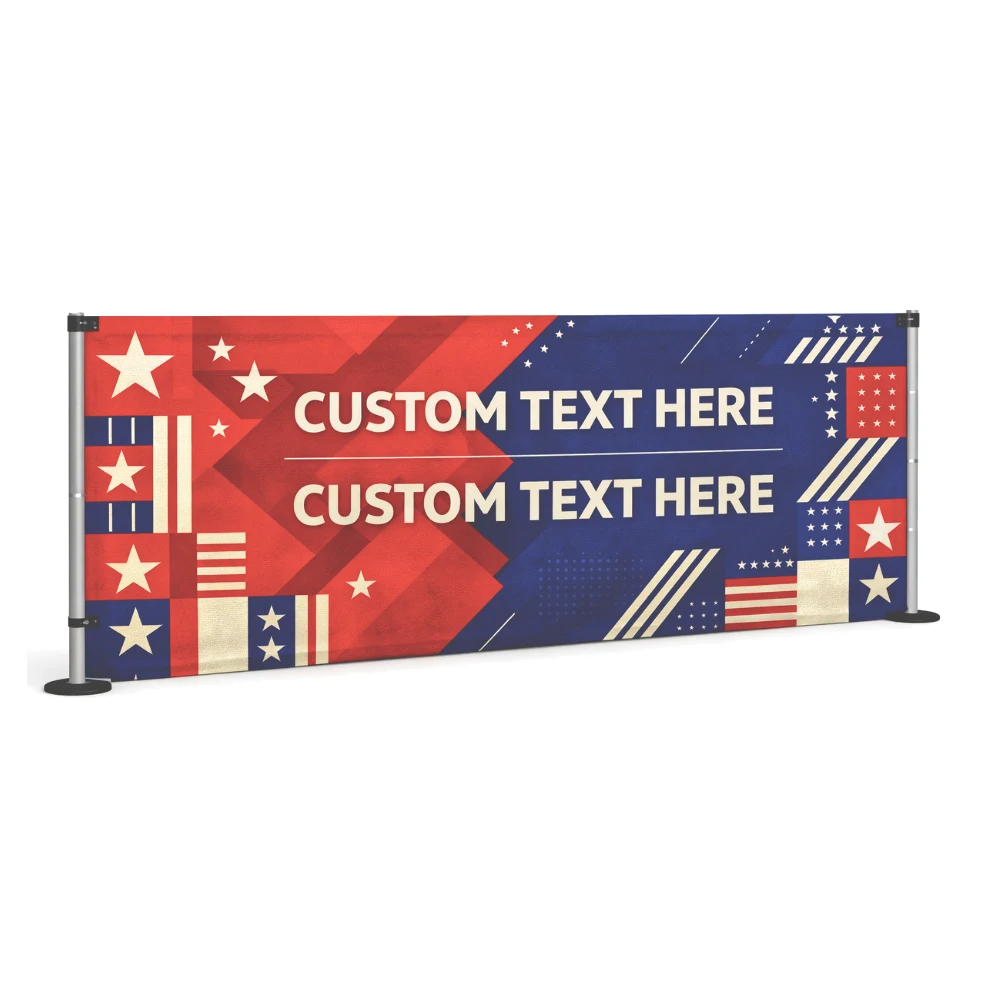 8' Tent Side Rail Wall Full Color Dye Sub 1