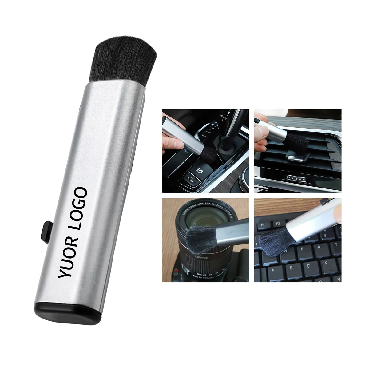 Retractable Dust Cleaning Brush for Car Interior Surfaces 1