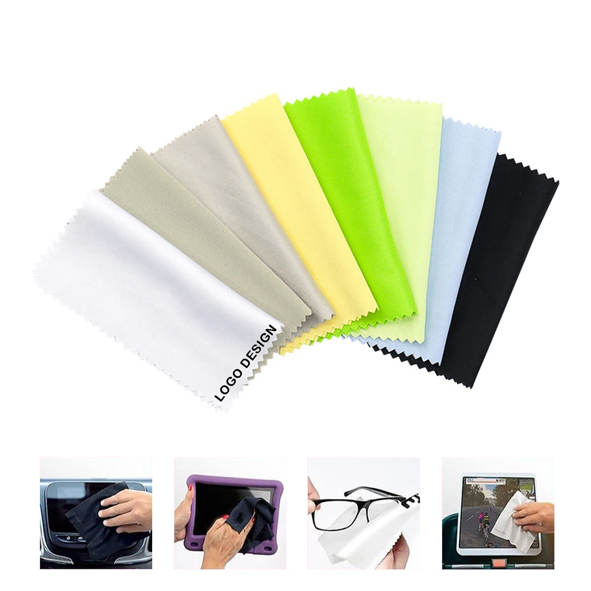 Multicolor Microfiber Cleaning Cloth 1