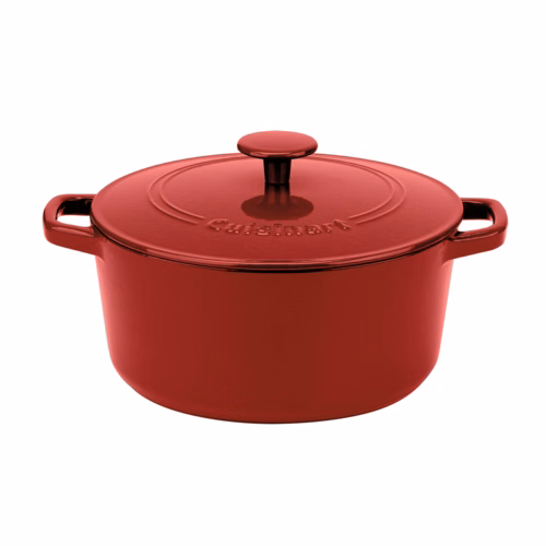 Cuisinart Chef's Classic Enameled Cast Iron 5 Quart Round Covered Casserole