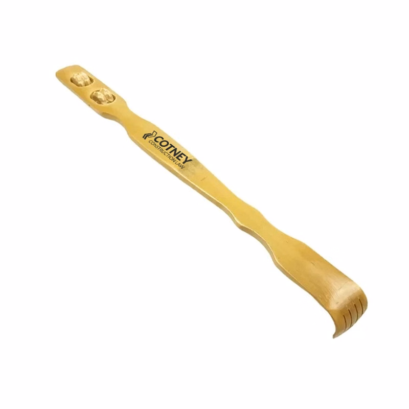 18" Bamboo Back Scratcher & Massage Roller