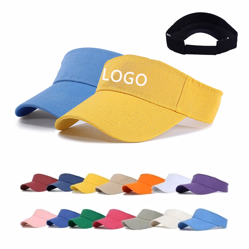 Adjustable Magic Tape Pure Cotton Solid Empty Cap