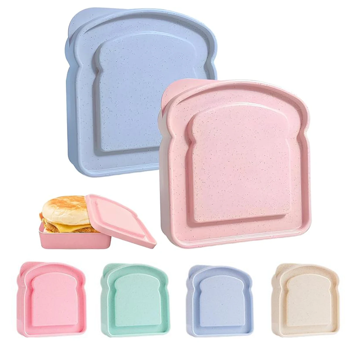 MOQ50 Sandwich Holder Bread Container 1