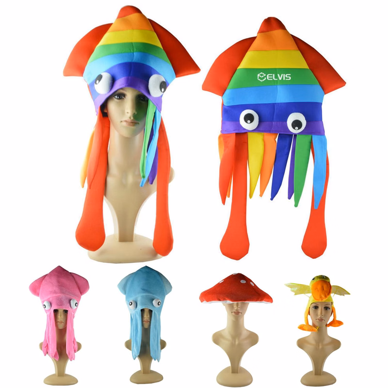 Cartoon Octopus Hat Head Cover