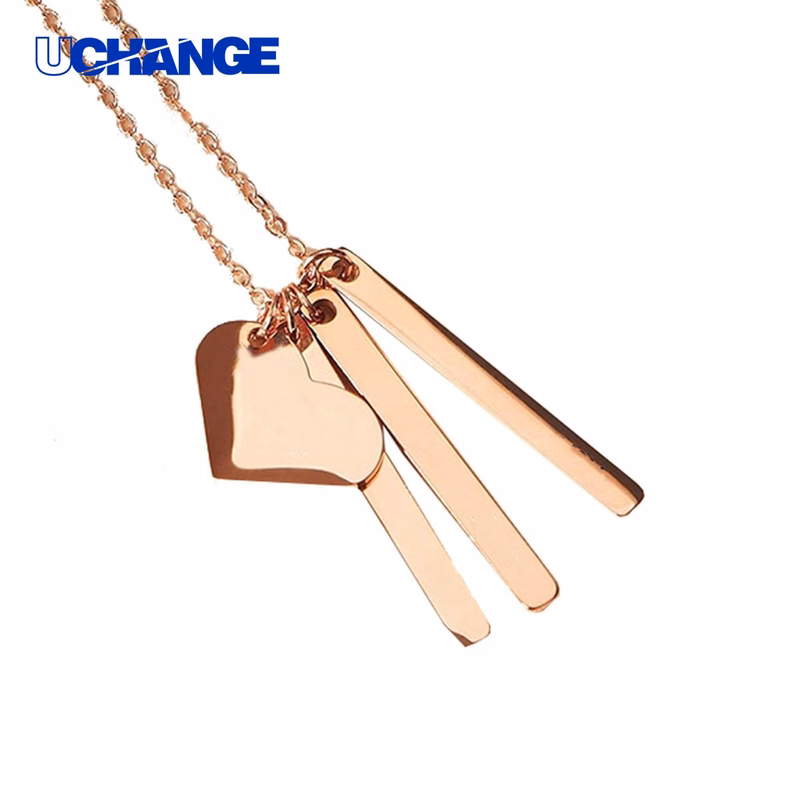 Engraved Heart-Shaped Necklace for Mother Day
