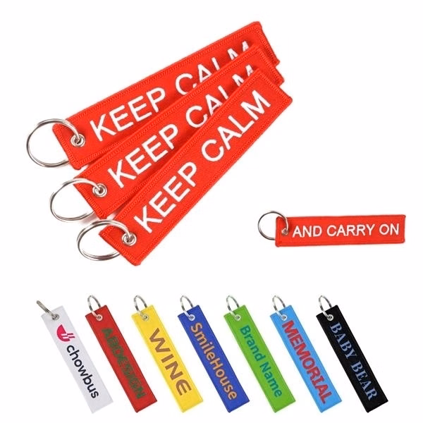 Embroidered Flight Keytag