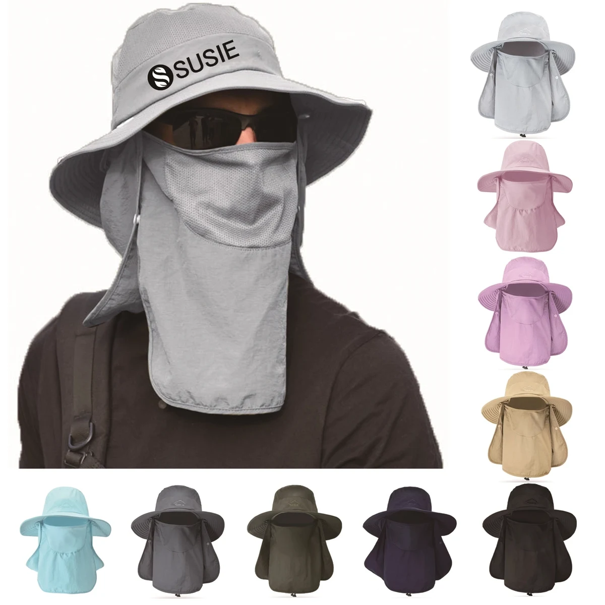 Sun Wide Brim Uv Protection Fishing Hats 1