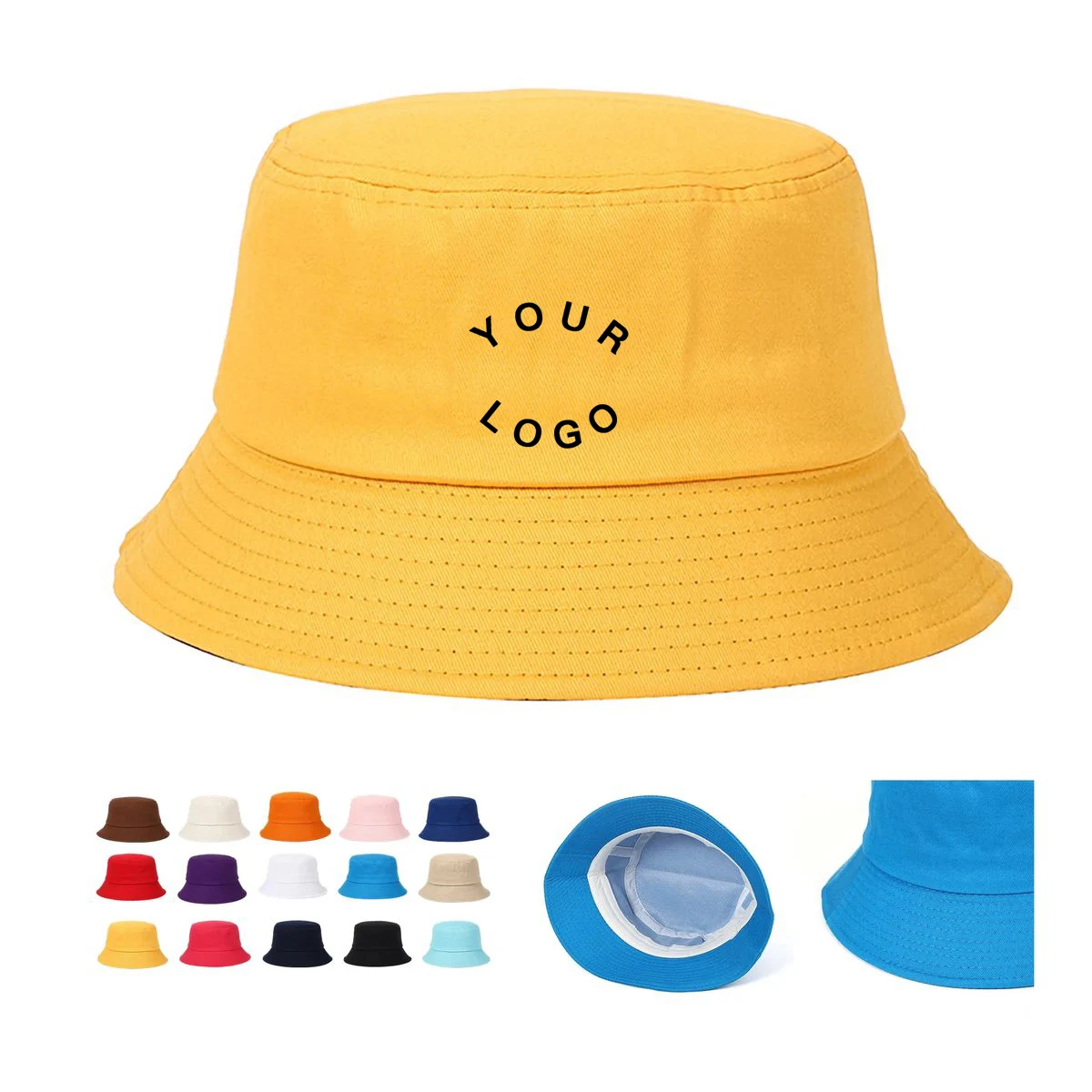 Wide Brim Foldable Cotton Hat for Summer Wear 1