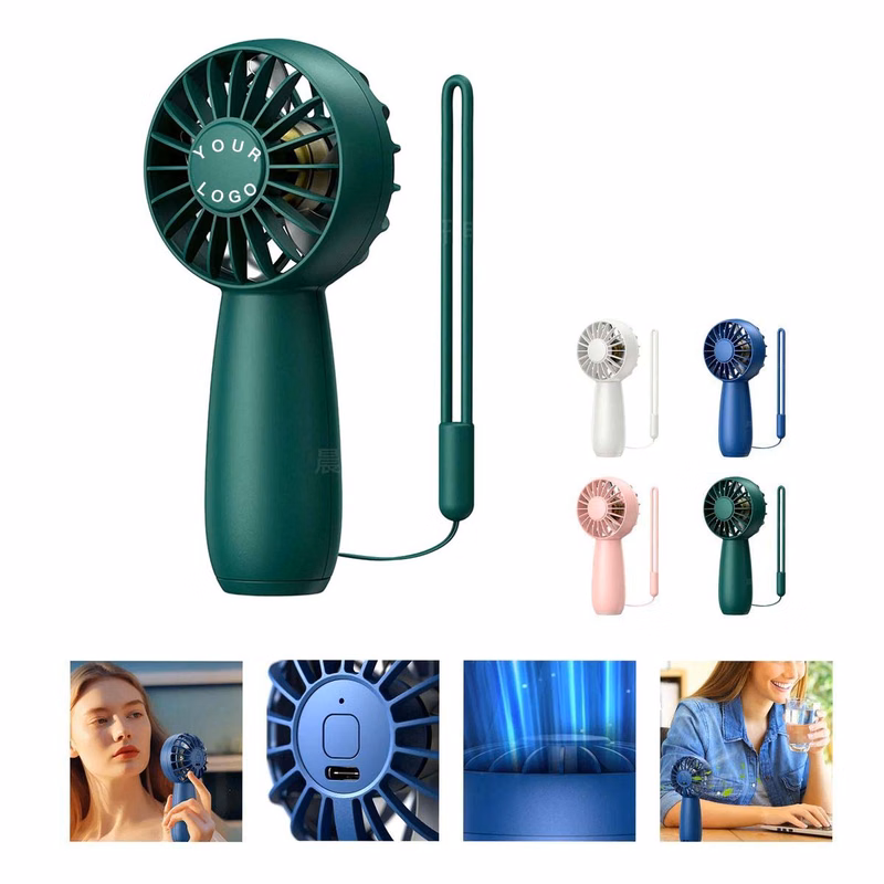 Compact ABS Handheld Fan with Long Lasting Power
