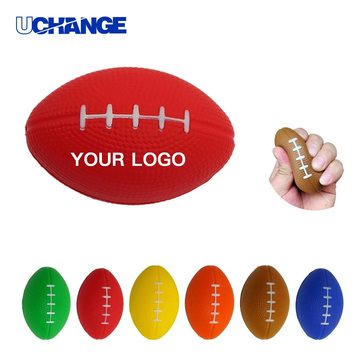 Oval Stress Ball Toy with Reflex Imprint 1