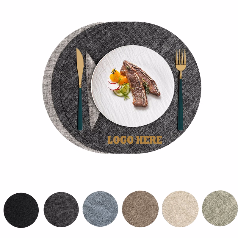Round Dual Sided Table Defend Mat