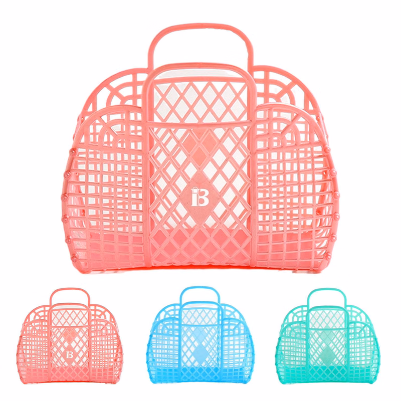 Reusable Hollow Plastic Beach Storage Tote Bag