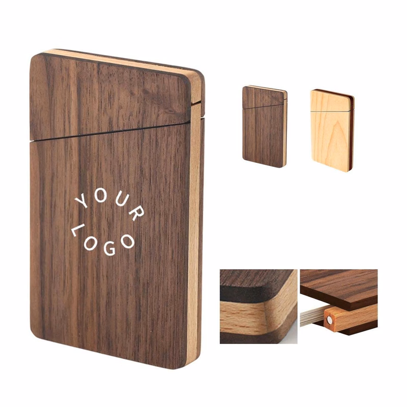 Lighter Shaped Business Card Holder with Sleek Finish