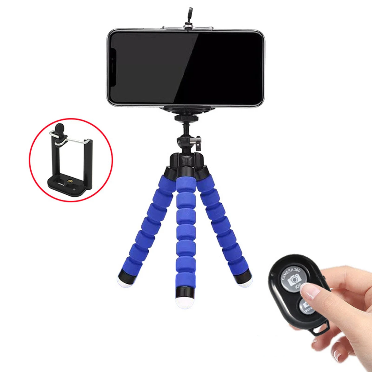 Phone Tripod with Holder and Wireless Remote 1