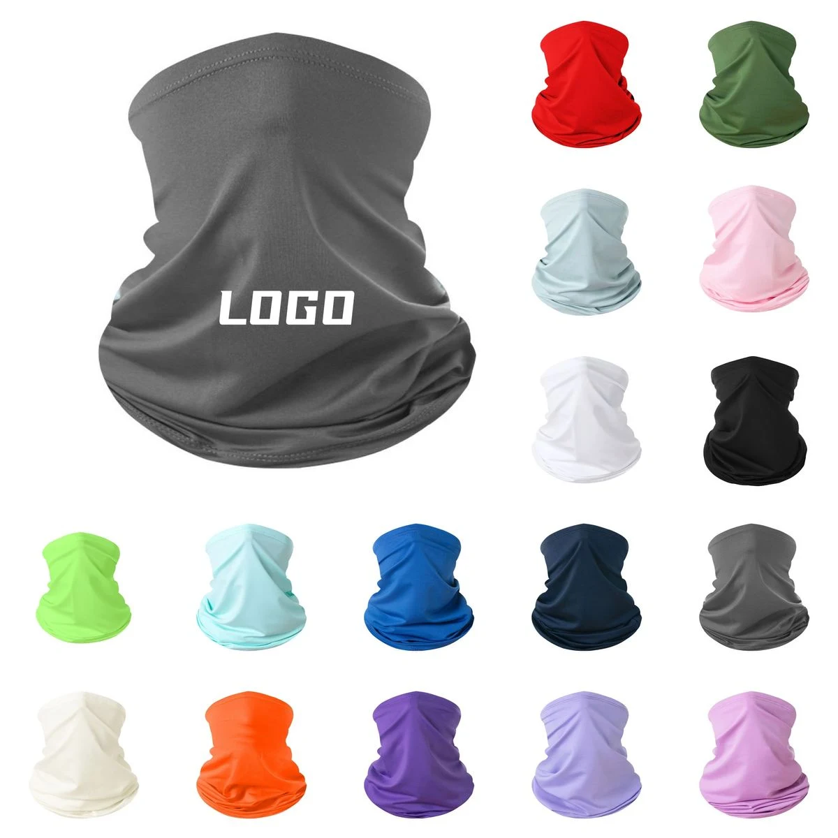 17 Inch Breathable Cooling Seamless Bandana Headwear 1