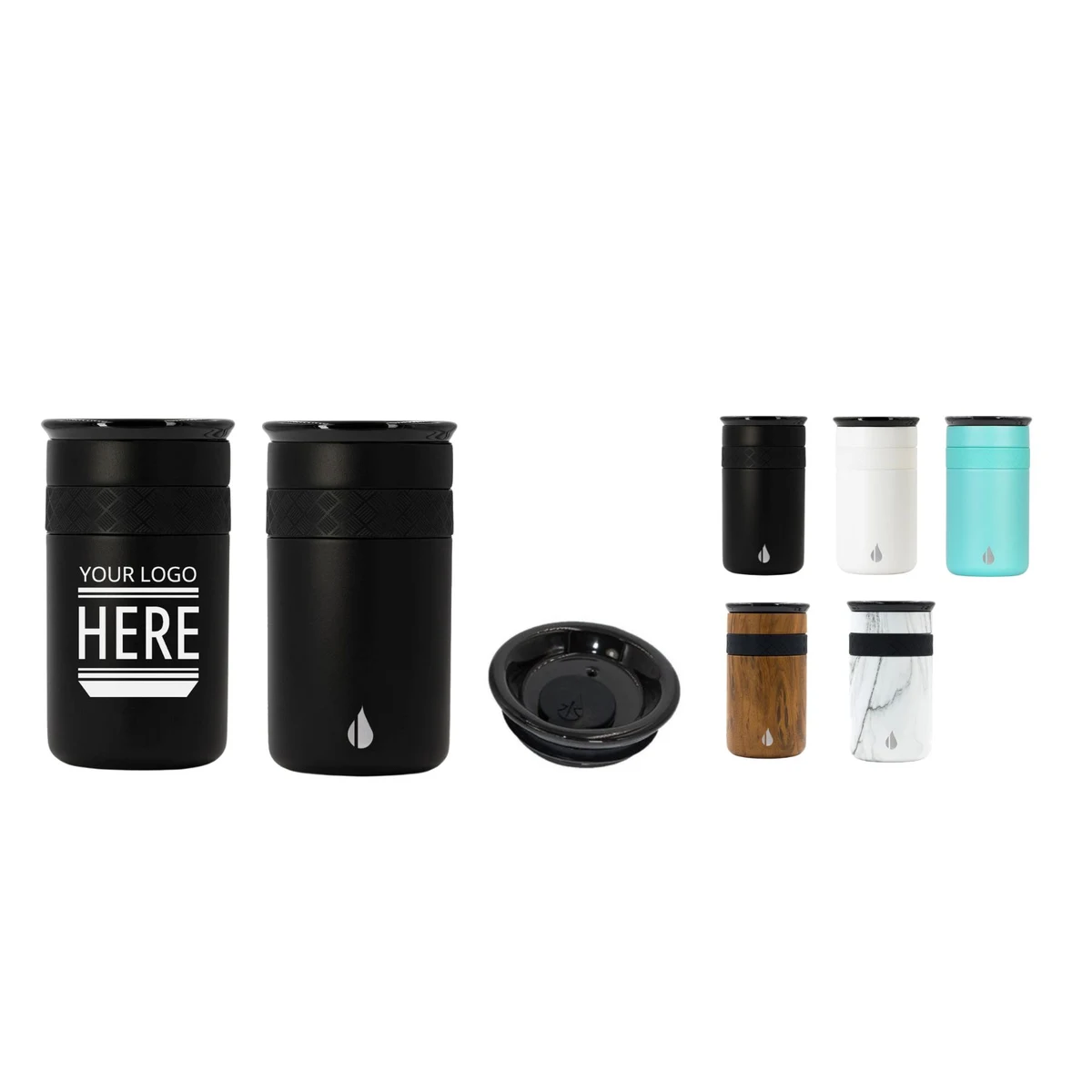 Elemental® Artisan 12oz Stainless Steel Tumbler with Ceramic Lid 1