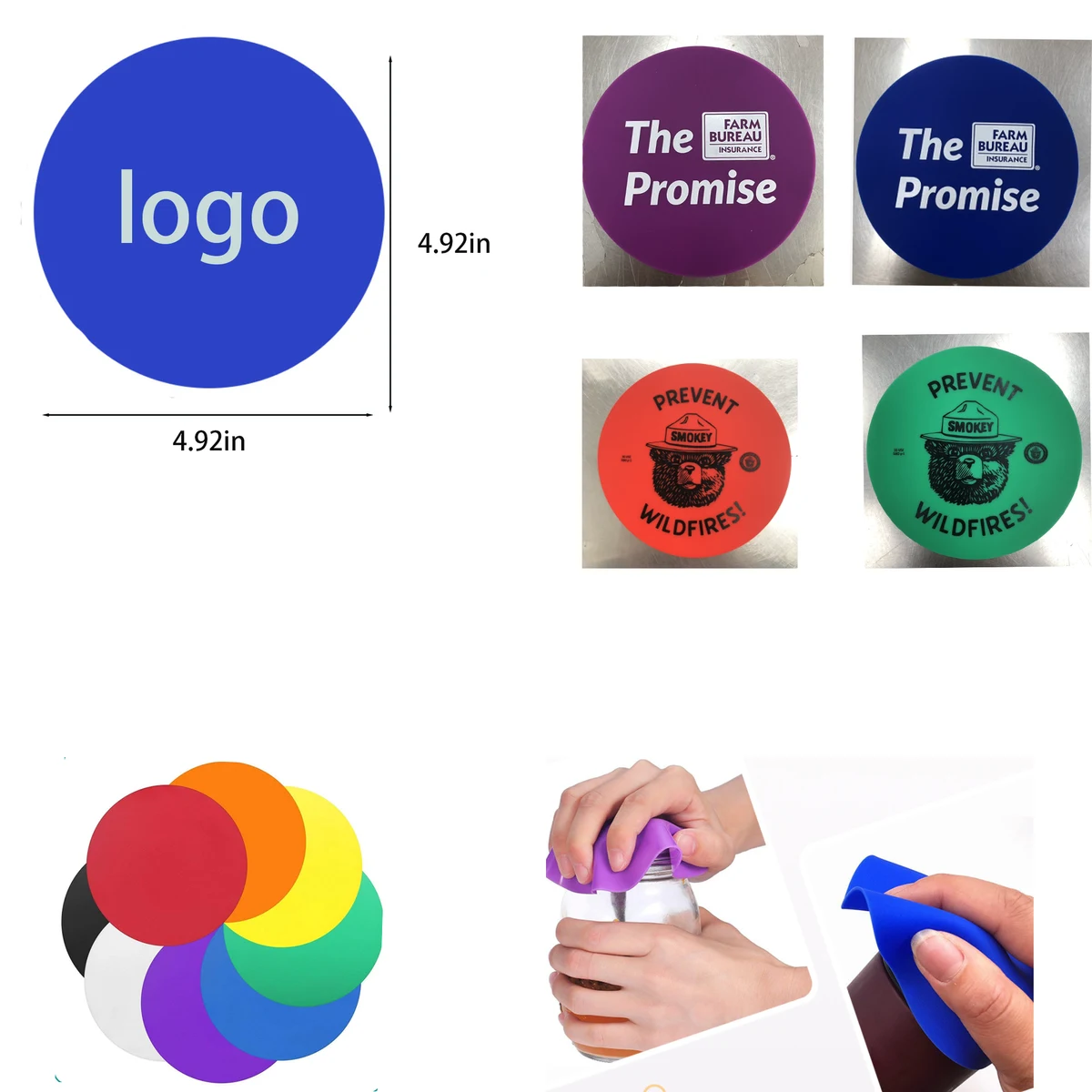 Silicone Jar Gripper Pads 1
